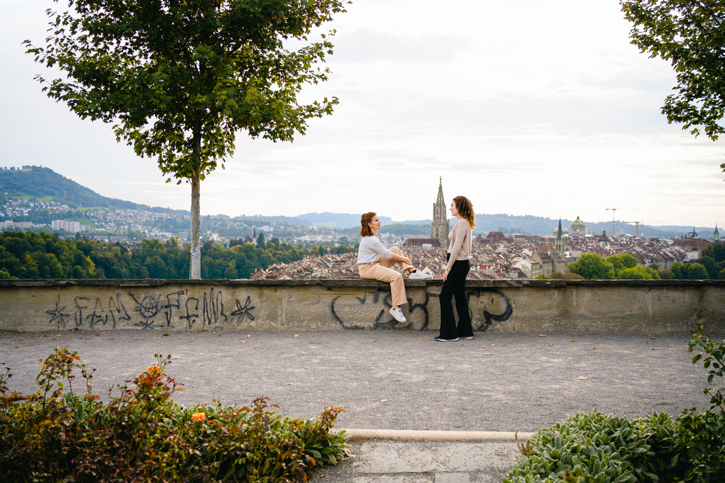 Foxtrail Schiefer Bern Aussicht Stadt Schnitzeljagd