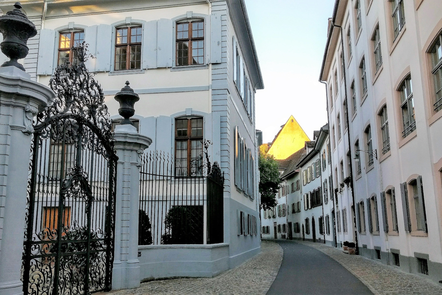 Closeup shot of buildings in Basel, Switzerland iStock 1437447747 23
