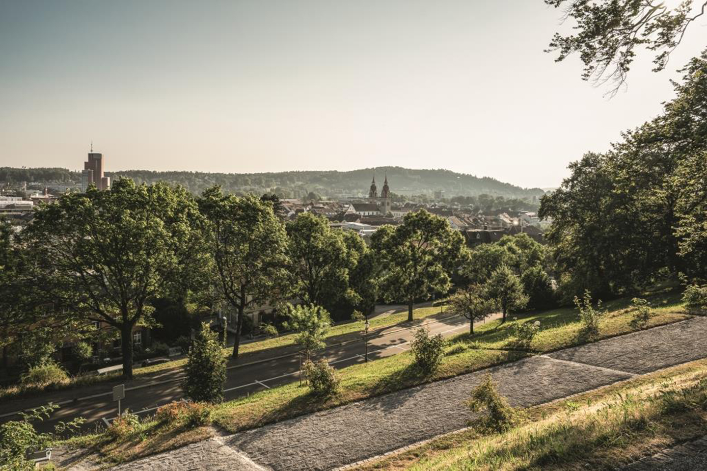 Winterthur, Blick vom Rosengarten Rosalie Blick vom Rosengarten 6