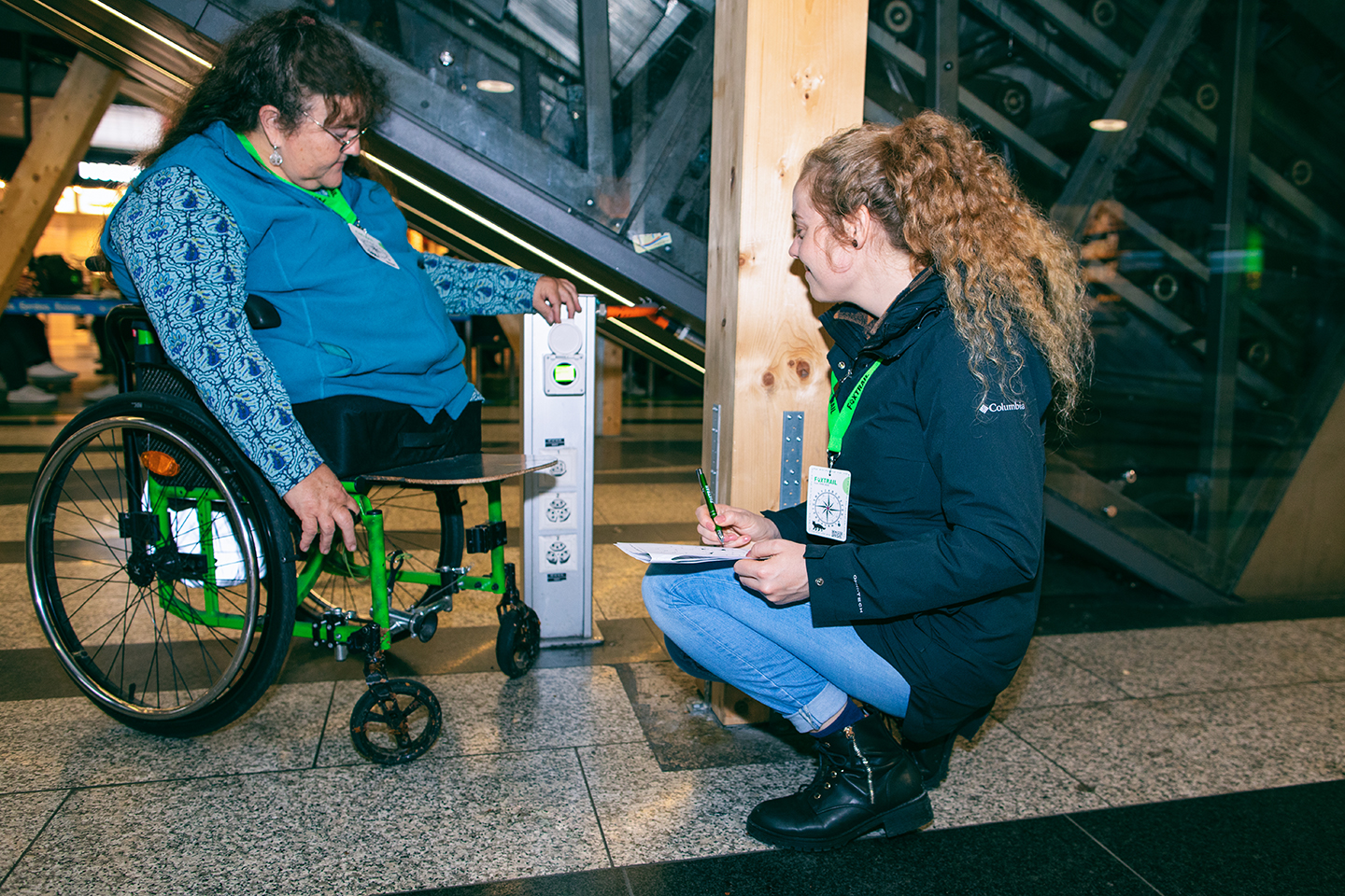 Foxtrail Hauptbahnhof Zrich rollstuhlgngig HB Team